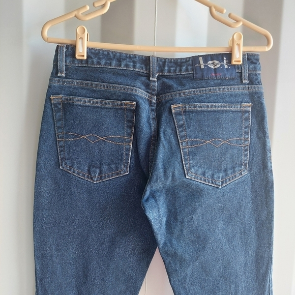 LEI Vintage Y2K Mid Rise Flared Jeans Size 7 - Picture 5 of 8